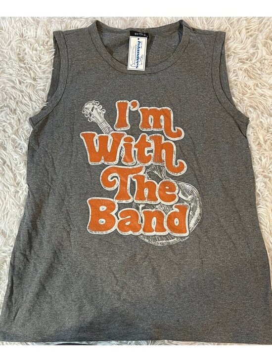 Tops - I’m With The Band Size M NWT